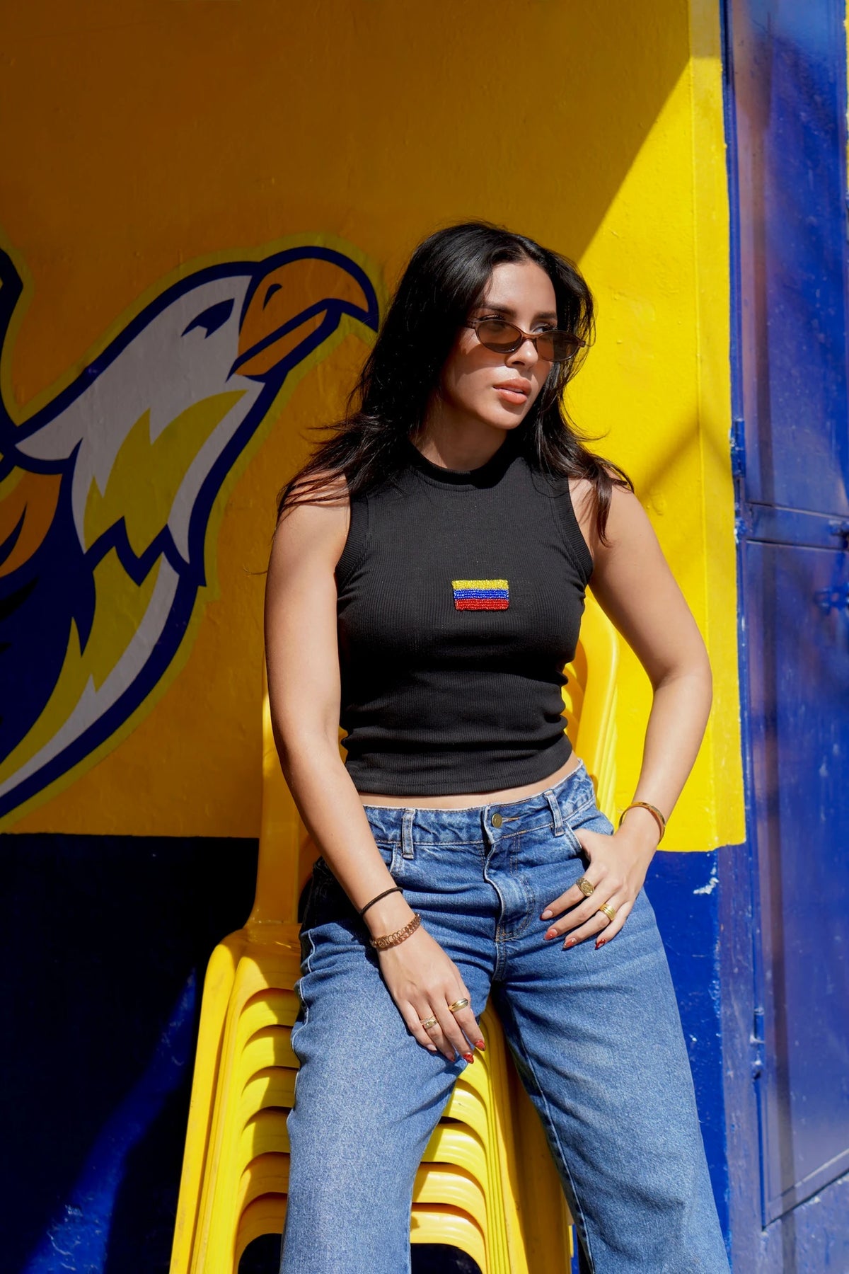Tank Top Colombia Negro