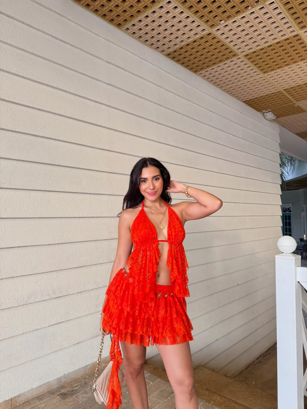 Falda Short Tropicoqueta