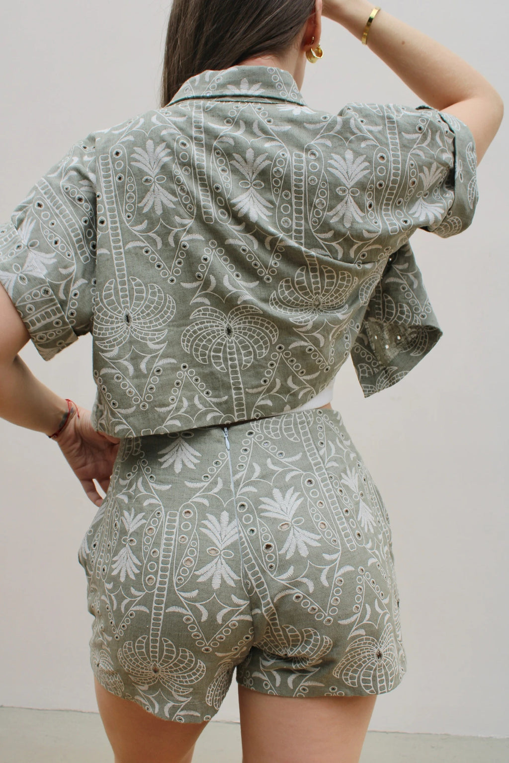 Camisa Ojalillo Verde