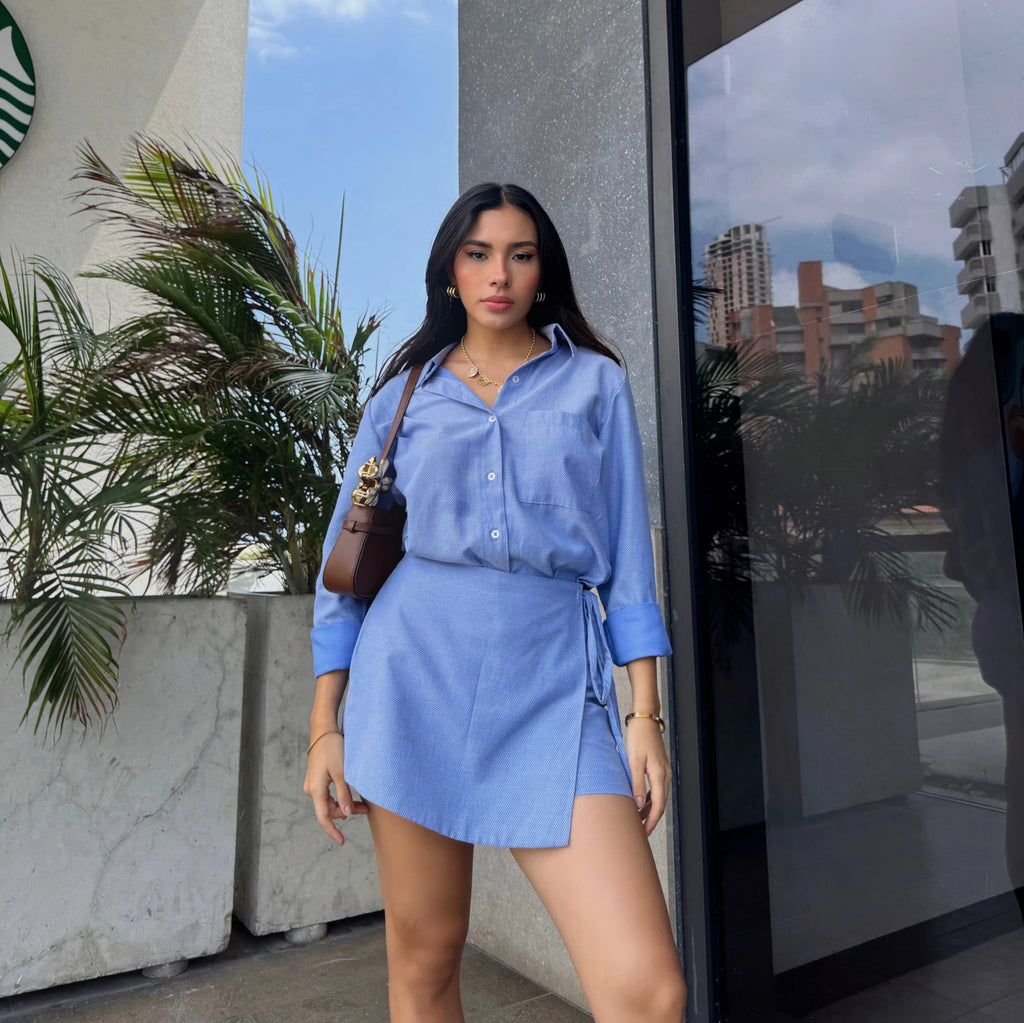 Camisa Azul