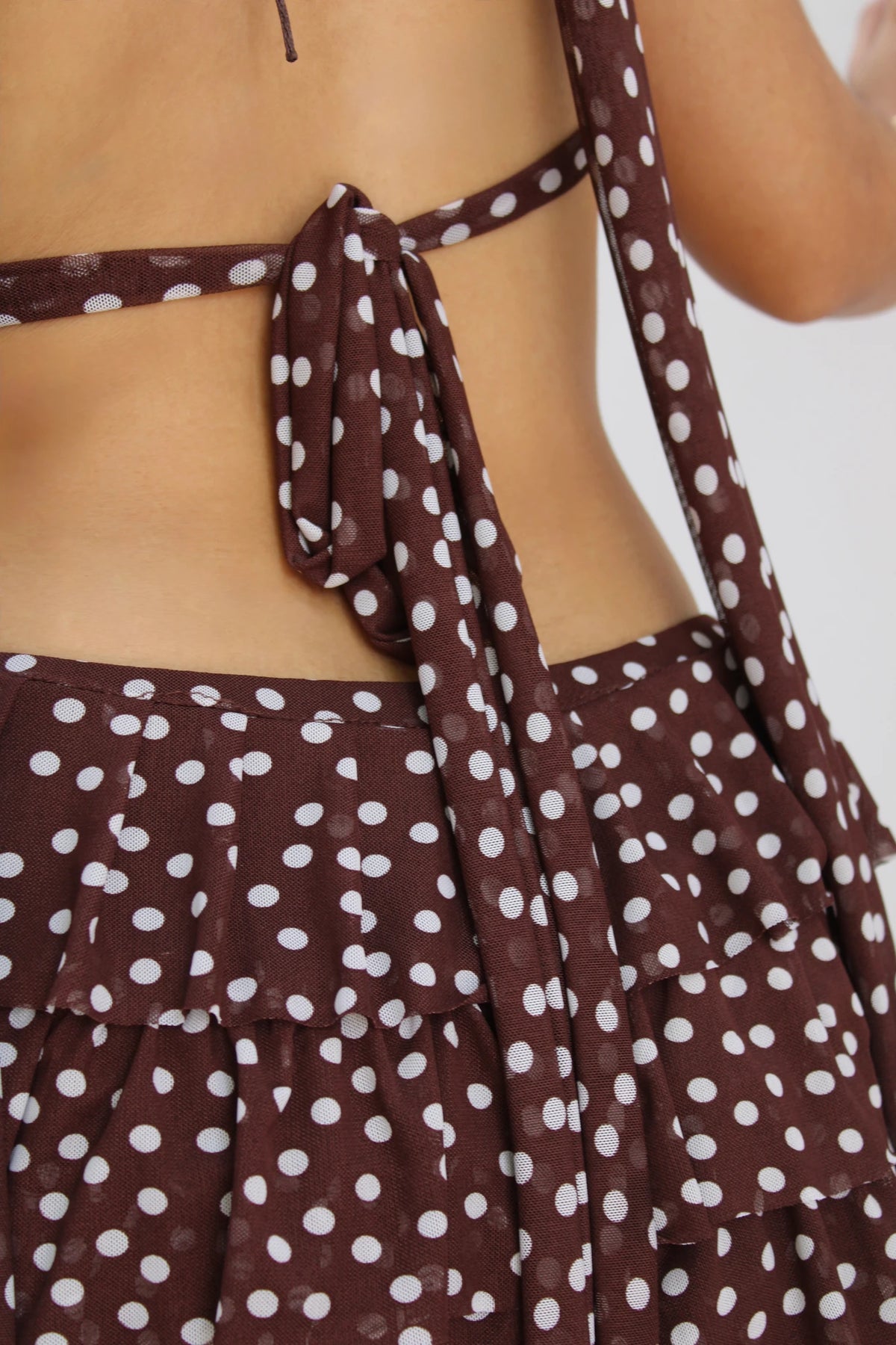Falda Short Polka Dots Cafe