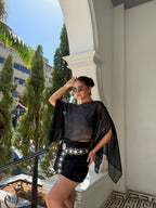 Blusa 7 Ways Shine Negra