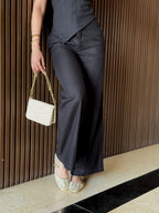 Pantalon Lino Negro