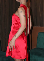 Vestido Coctel Corto Rojo
