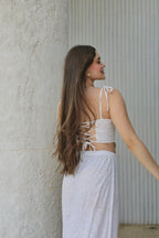 Falda Ojalillo Blanca