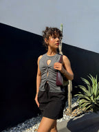 Tank Top Nudo Gris