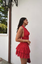 Top Encaje Rojo