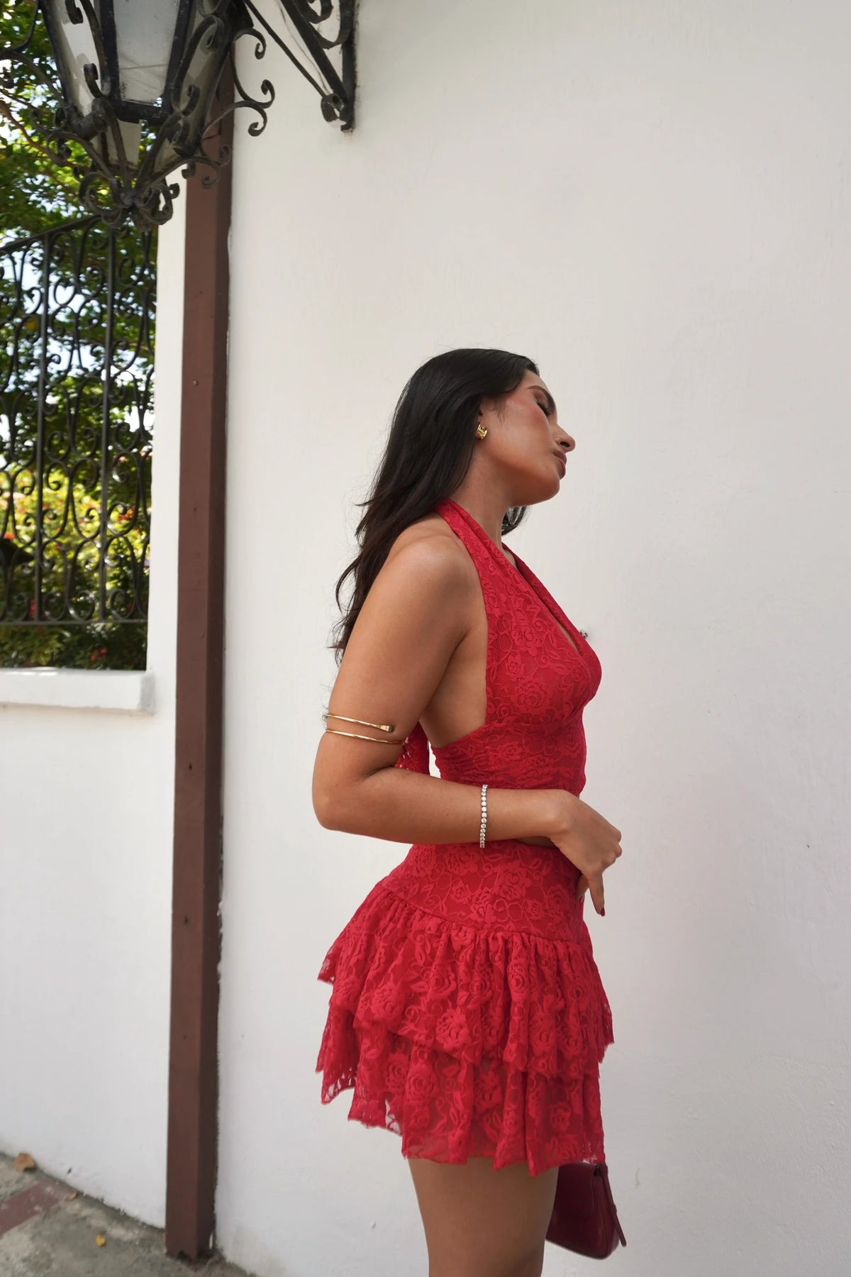 Top Encaje Rojo