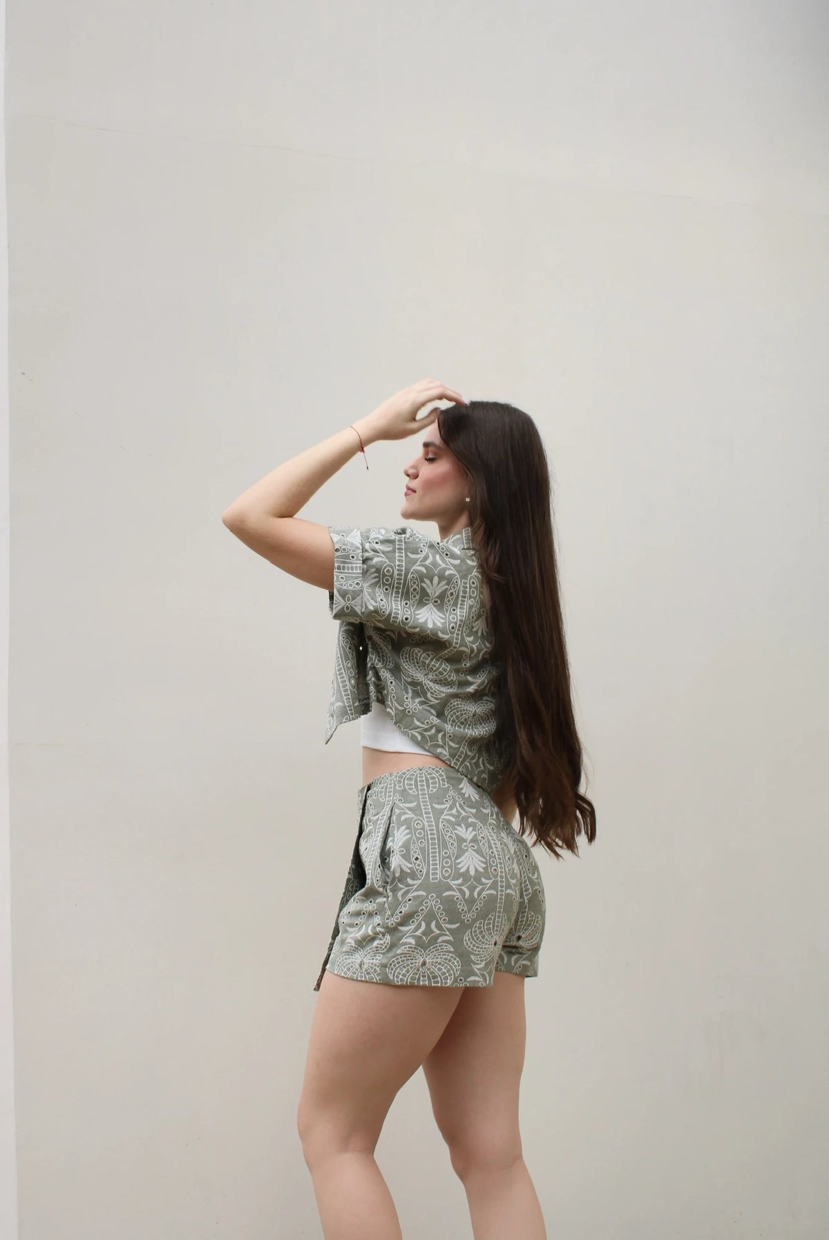 Camisa Ojalillo Verde