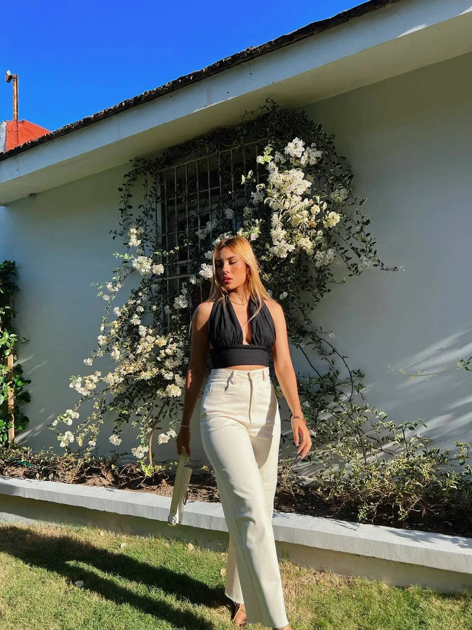 Crop Top en V