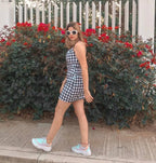 Vestido Cuadros B&W