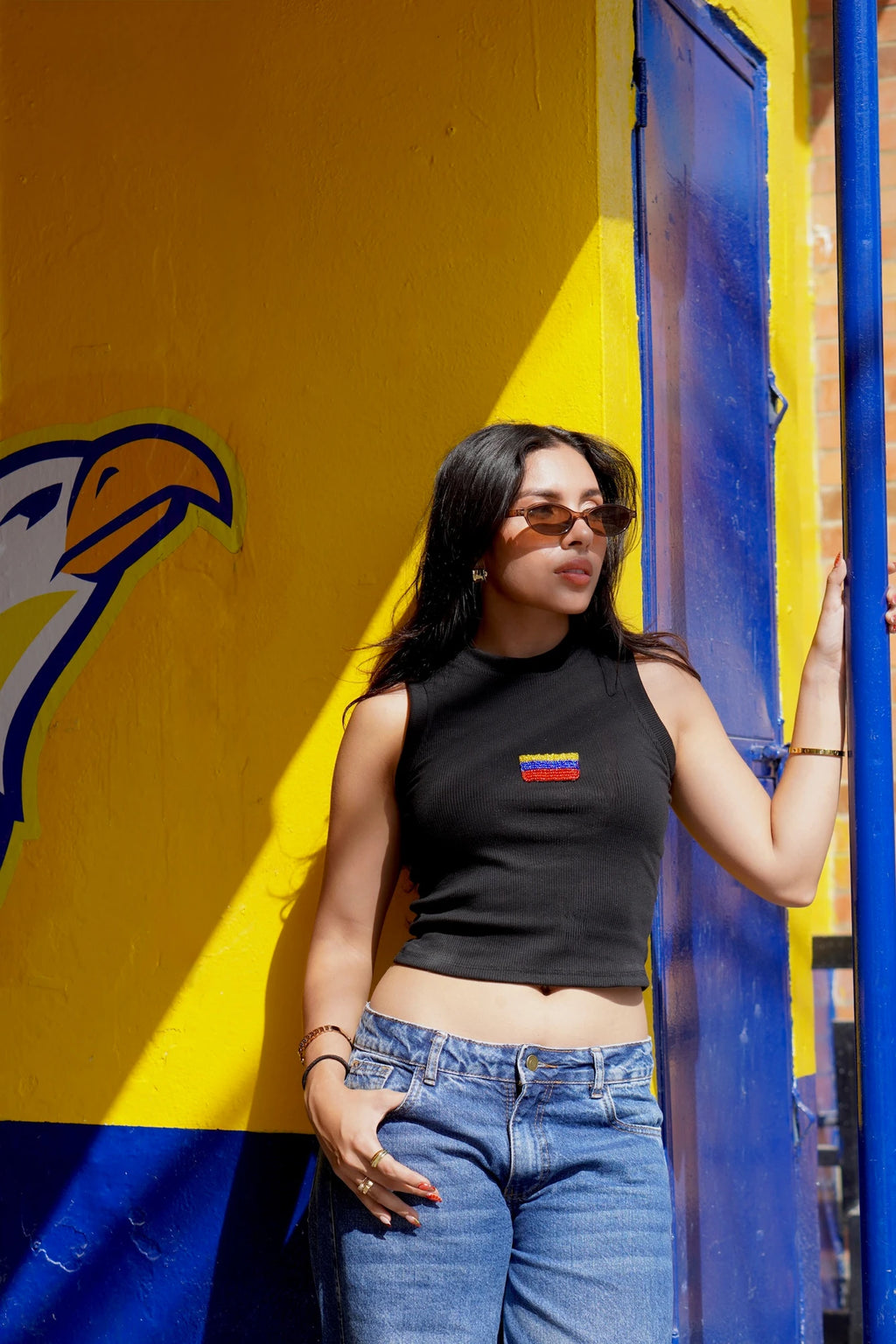 Tank Top Colombia Negro
