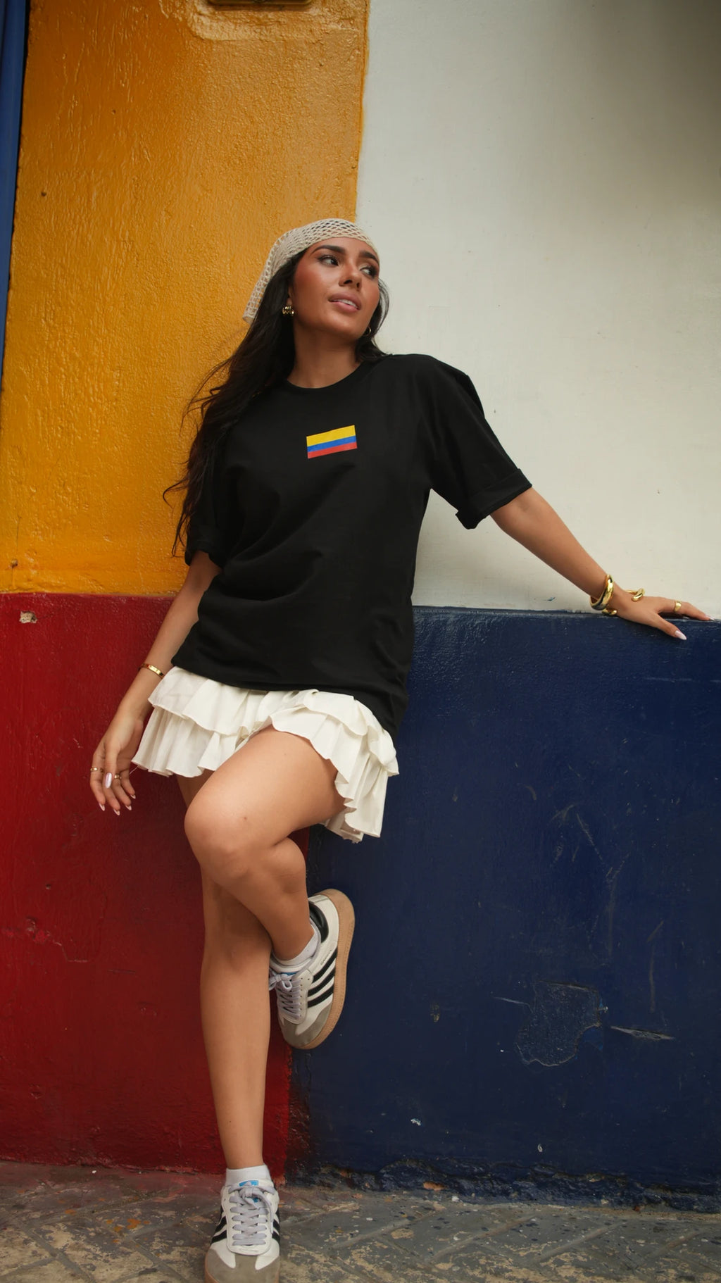 Falda Bolero Lino Blanca
