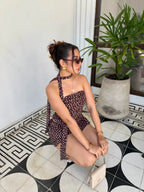 Blusa Strapple Polka Dots Cafe