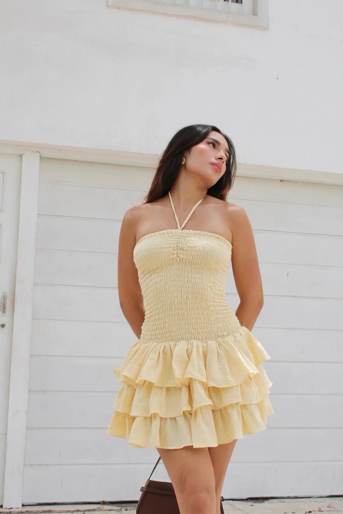 Vestido Crunch Amarillo
