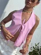 Blusa Lazos Rosa