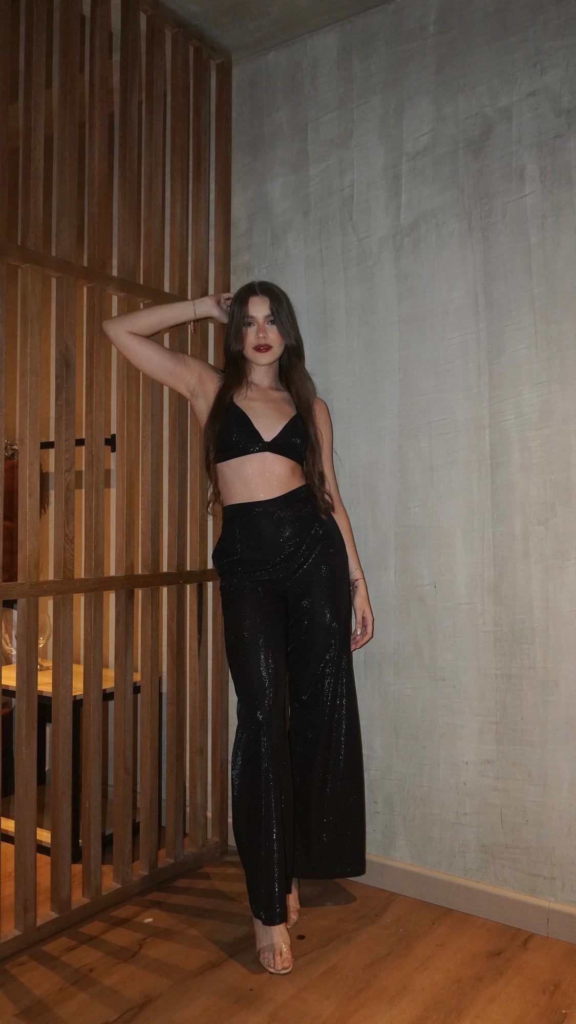Pantalon Shine Negro