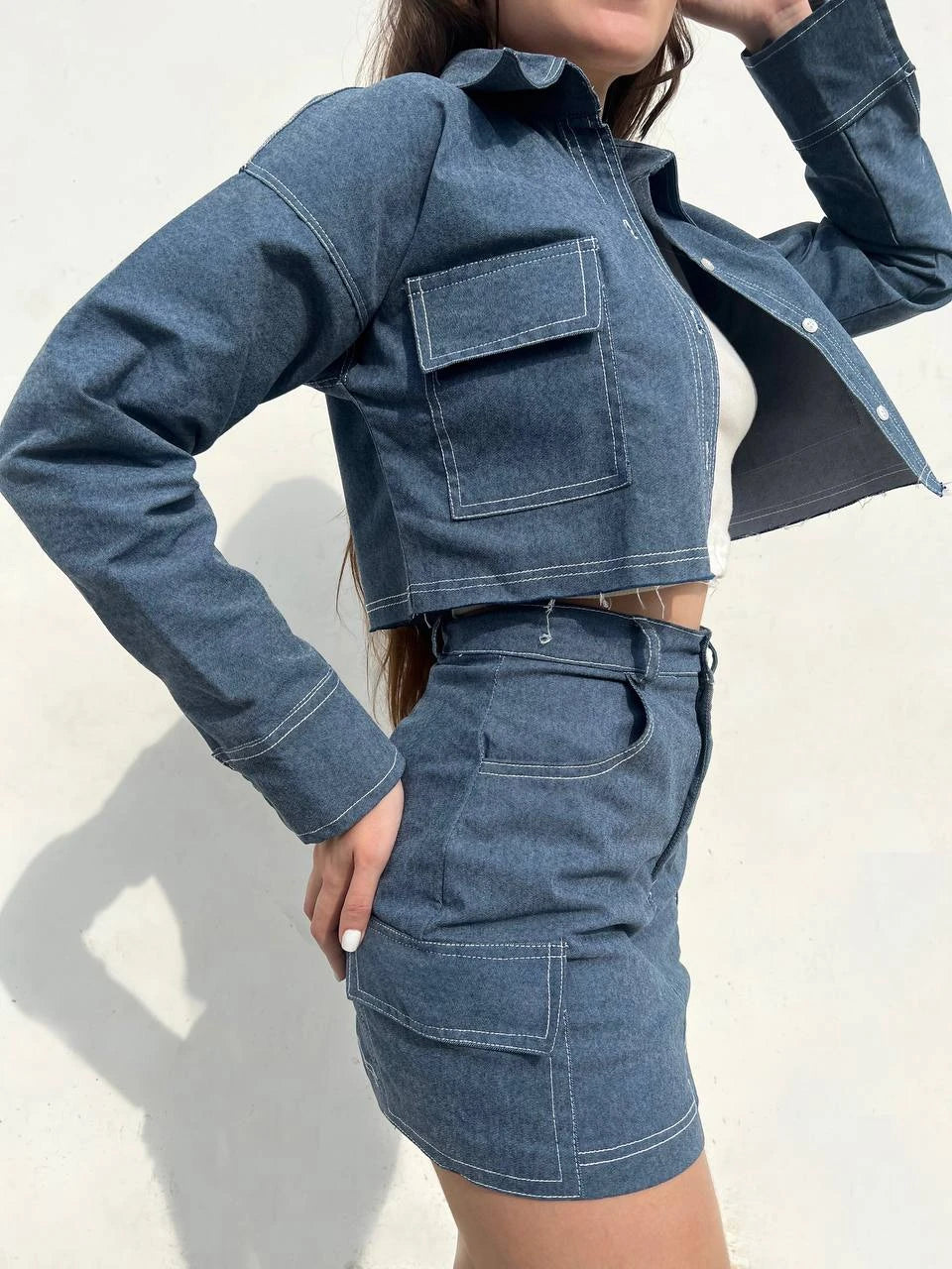 Chaqueta Cargo Drill Stretch