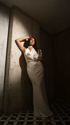 Vestido Seda Blanco