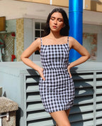 Vestido Cuadros B&W