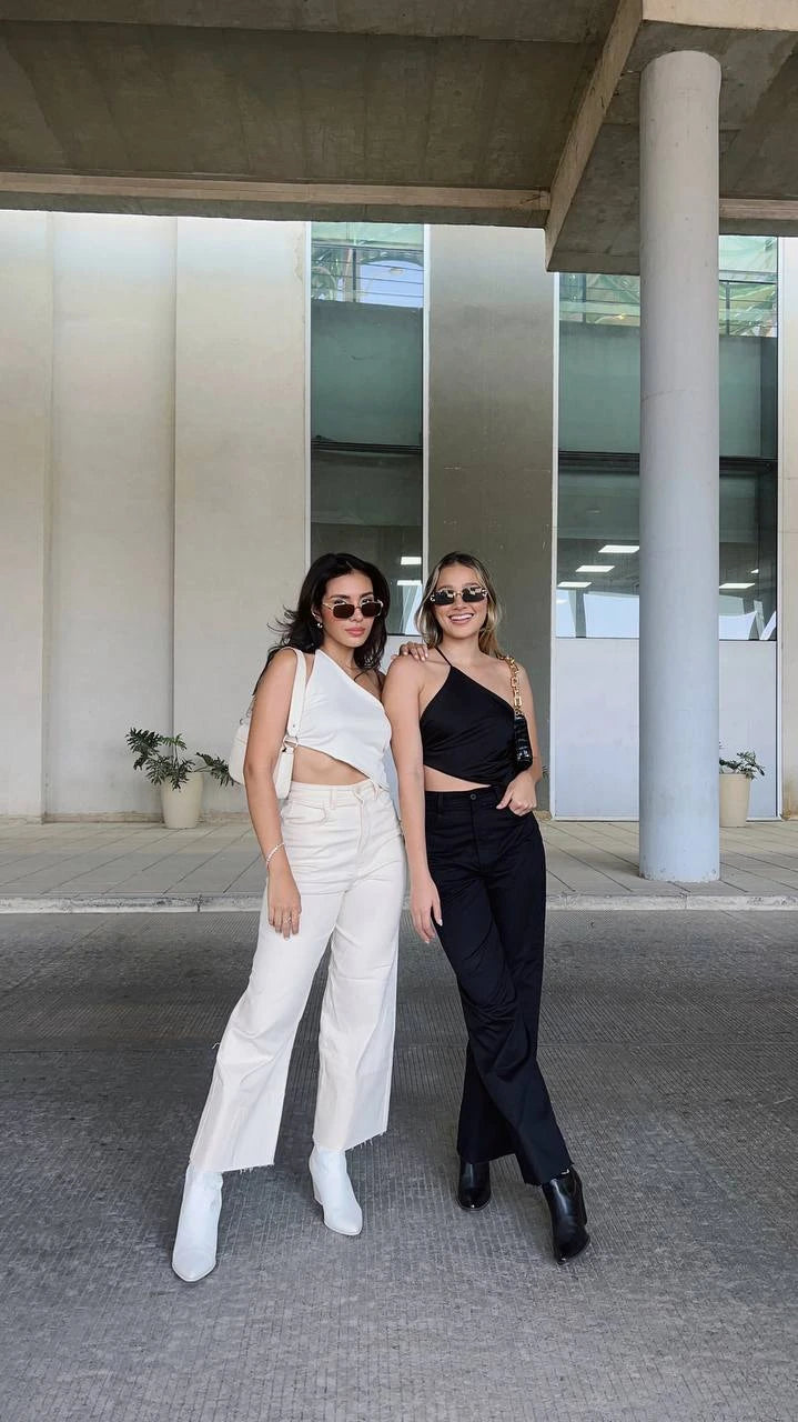 Irregular Top Backout Negro