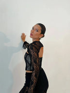 Corset Encaje Negro
