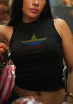 Tank Top Colombia Star Negro