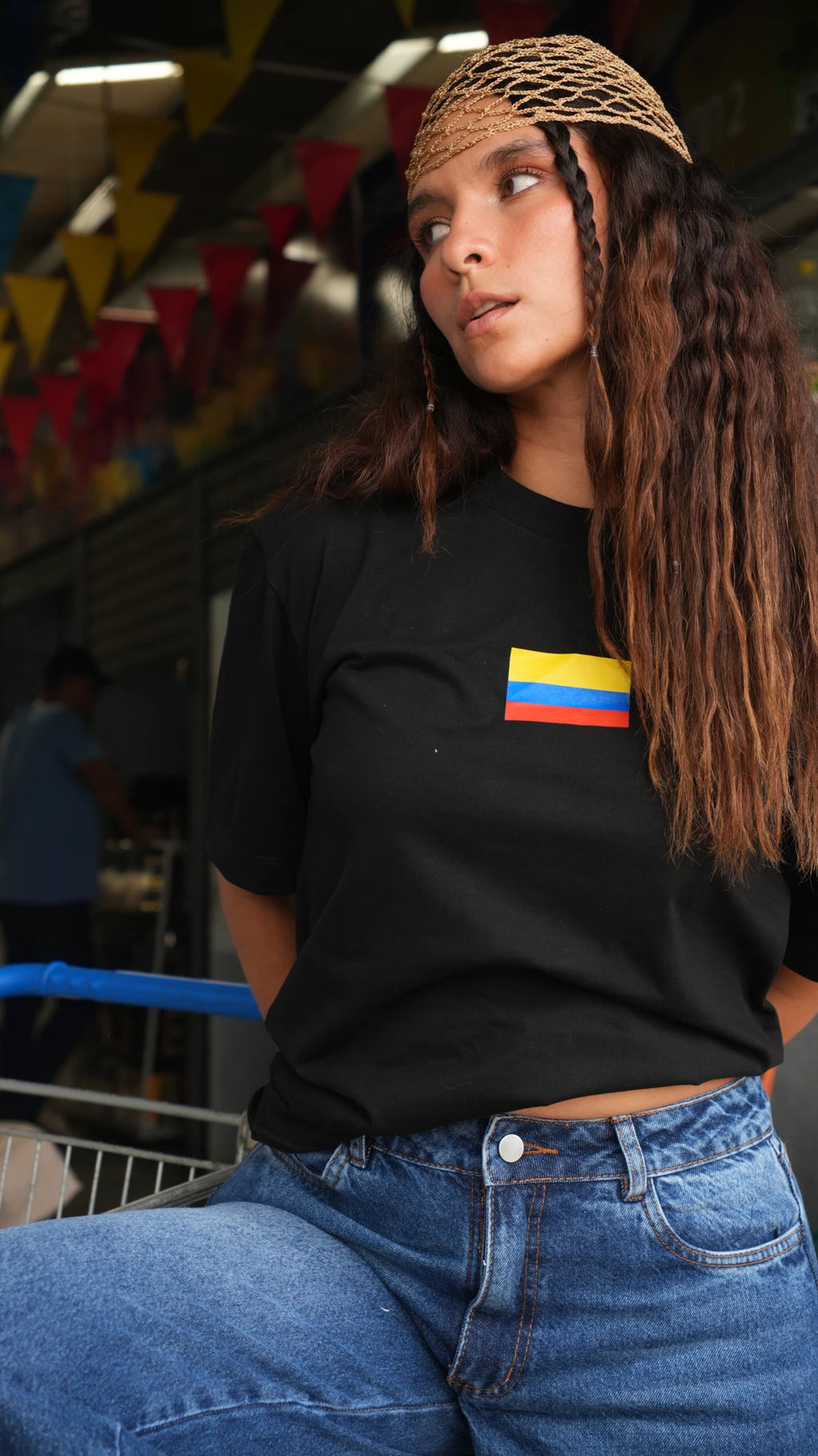 T-shirt Colombia Negra