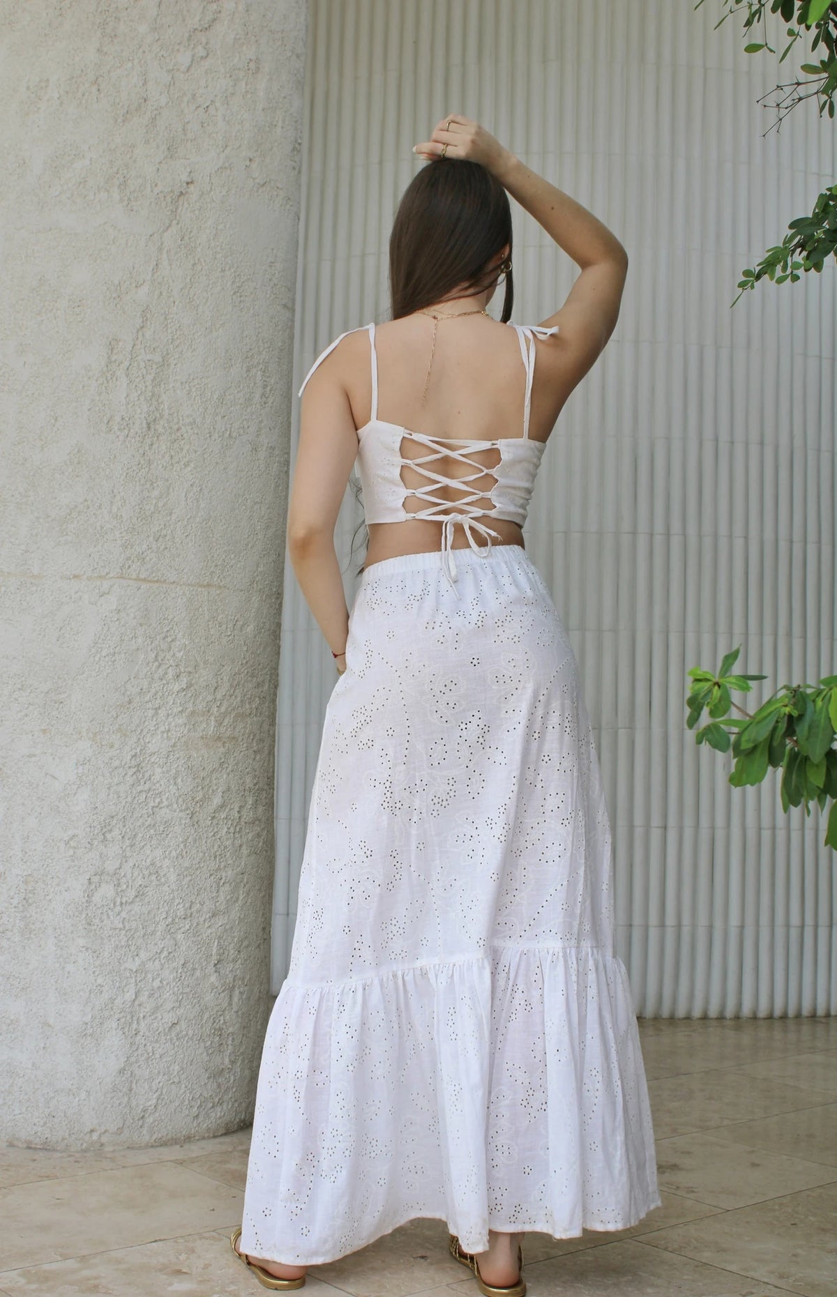 Corset Ojalillo Blanco