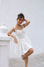 Vestido Ojalillo Romantico