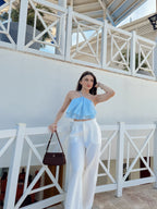 Pantalon Clasico Sastre Blanco