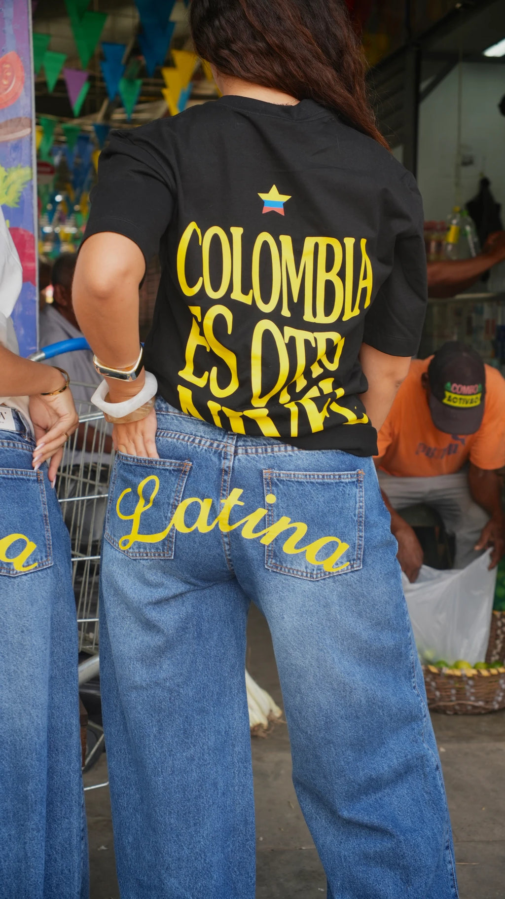 T-shirt Colombia Negra