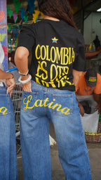 T-shirt Colombia Negra