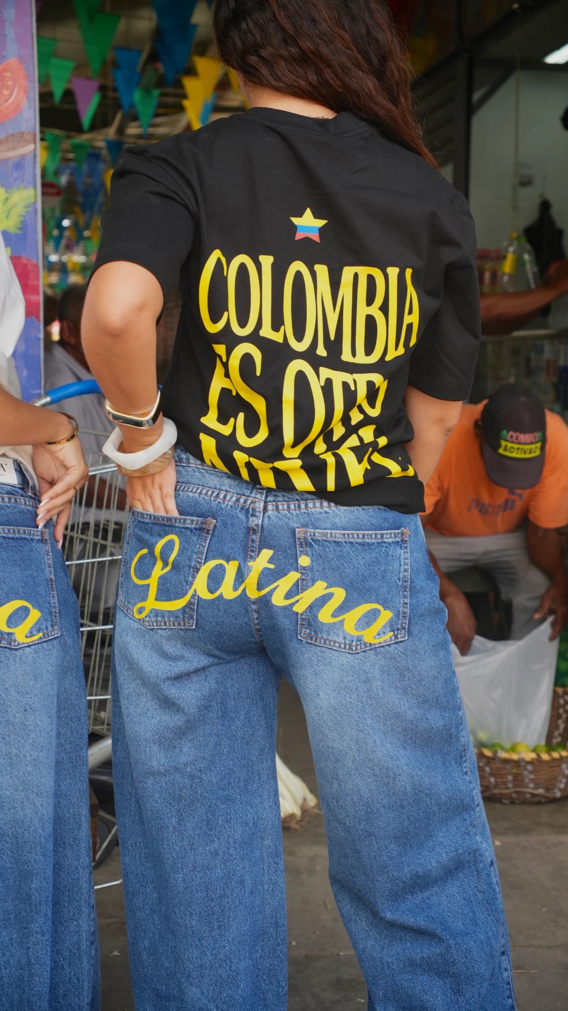 T-shirt Colombia Negra