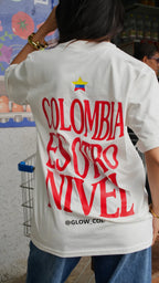 T-shirt Colombia Blanca