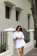 Camisa Crop Blanca