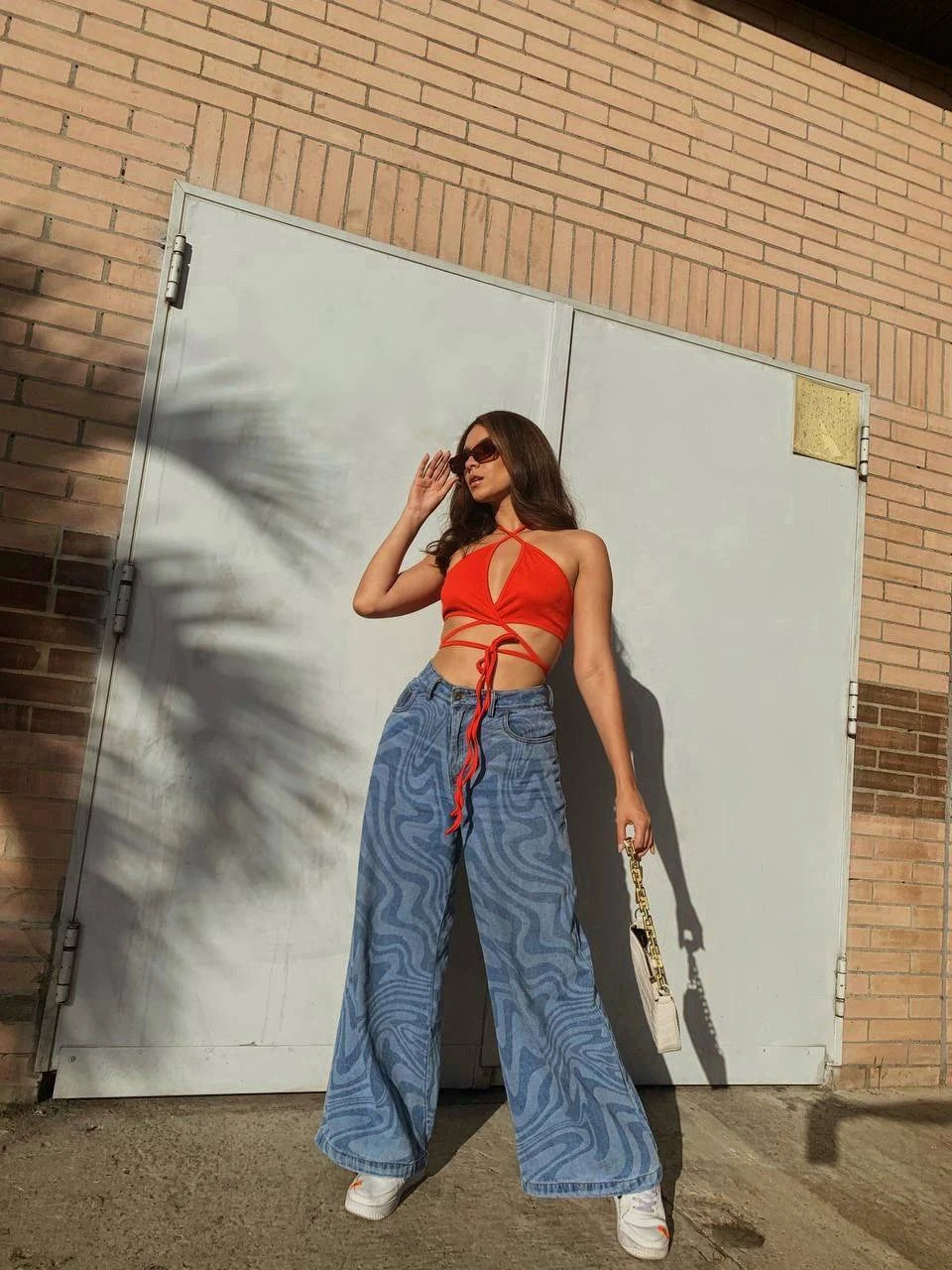 Crop Top Cruzado Rib
