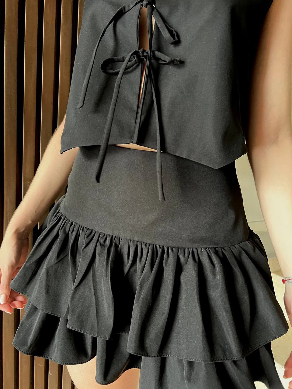 Falda Bolero Negro