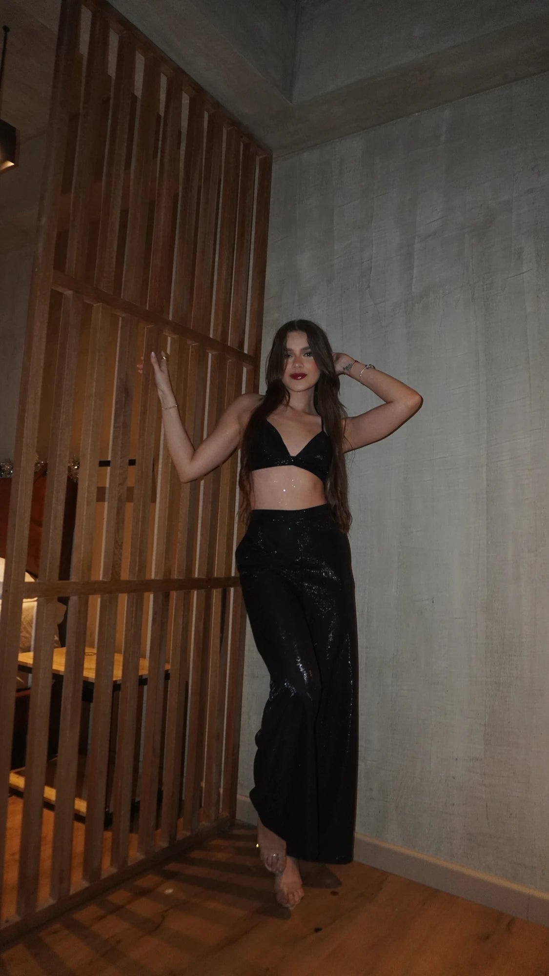 Pantalon Shine Negro