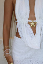 Falda Short Shine Blanca
