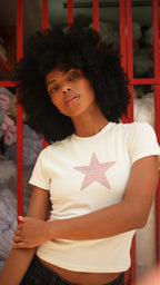 Baby Tee Star Blanca