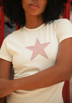 Baby Tee Star Blanca