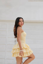 Vestido Crunch Amarillo