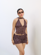 Blusa Polka Dots Cafe
