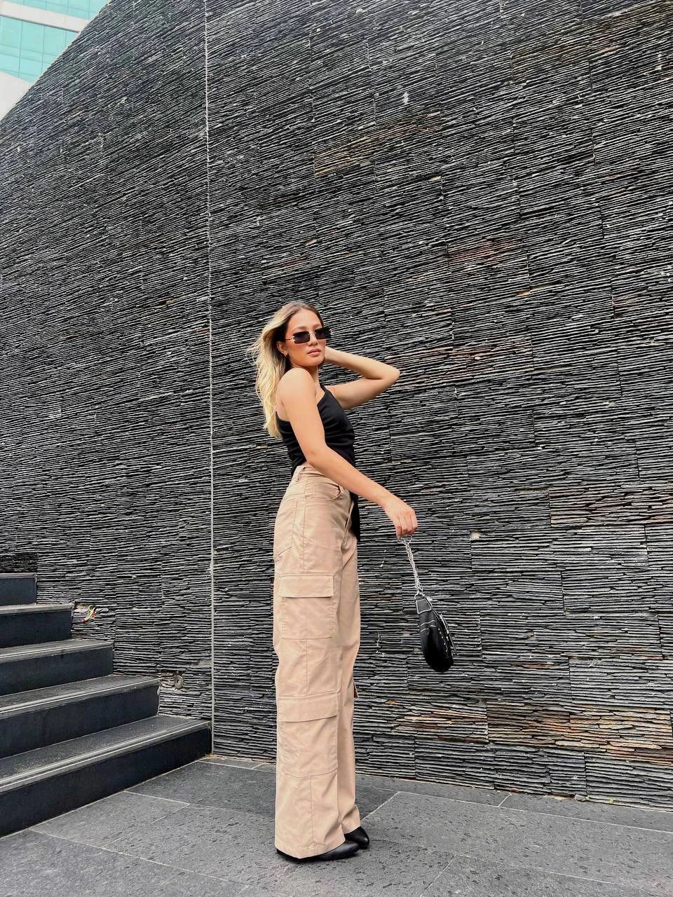 Pantalon Cargo Kaqui