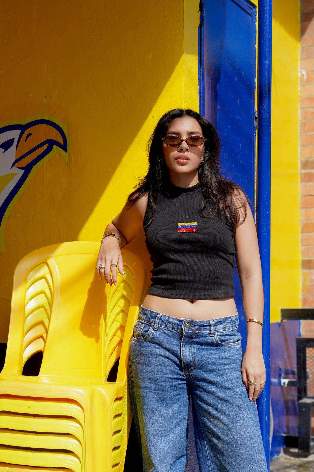 Tank Top Colombia Negro