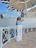 Pantalon Clasico Sastre Blanco
