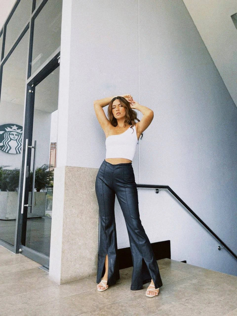 Crop Top One Crossed Back