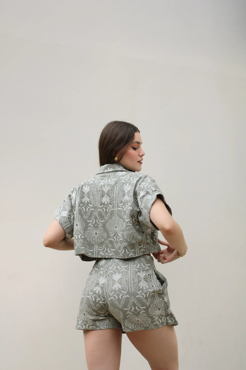 Camisa Ojalillo Verde