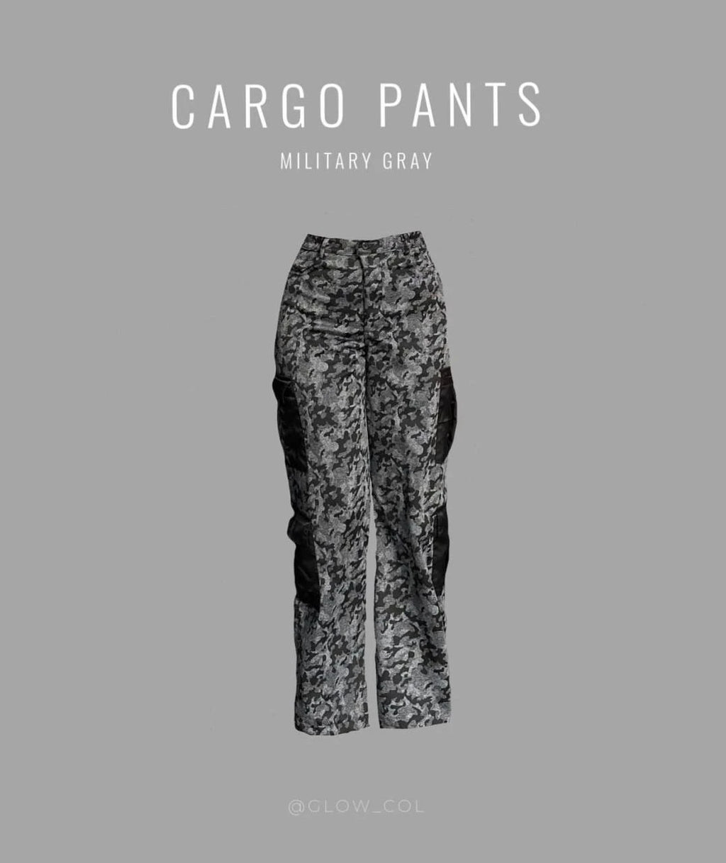 Pantalon Cargo Military Grey